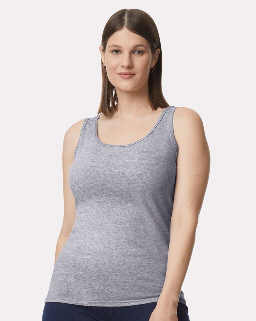 Gildan Softstyle Women’s Tank Lightweight Fitted Sleeveless Top for Everyday Wear
